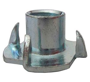 Tuerca anclaje mueble M3x5.0 mm 4 un.