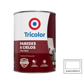 Látex paredes y cielos 900 ml Blanco perfecto Mate