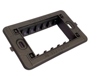 Toma corriente triple S32 10A 2500W noir mate