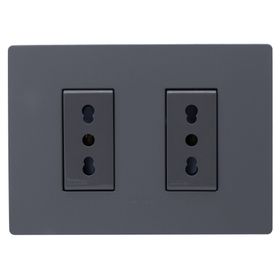 Toma corriente doble S32 10/16A 4000W grey mate