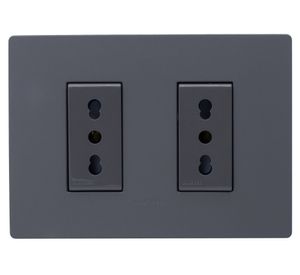 Toma corriente doble S32 10/16A 4000W grey mate