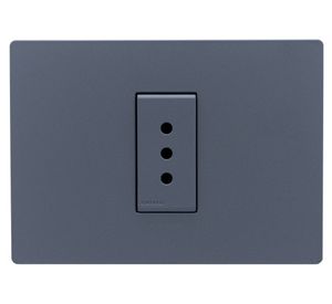 Toma corriente simple S33 10A 2500W cemento