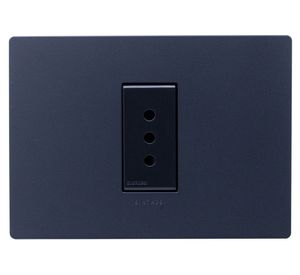 Toma corriente simple S32 10A 2500W noir mate