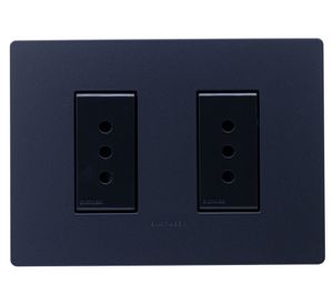 Toma corriente doble S32 10A 2500W noir mate