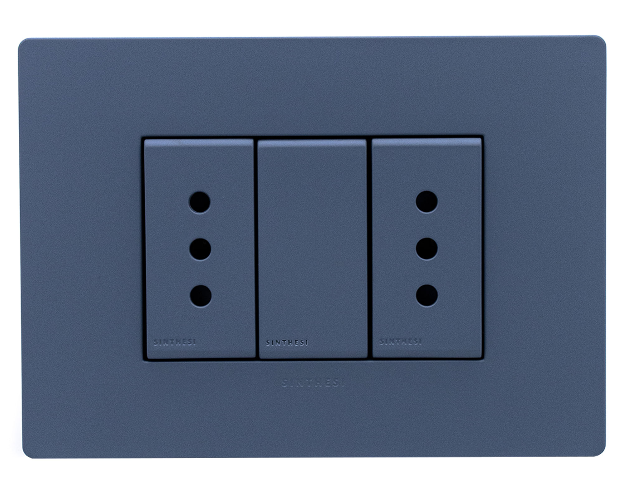 Toma corriente duplex S33 10A 2500W cemento