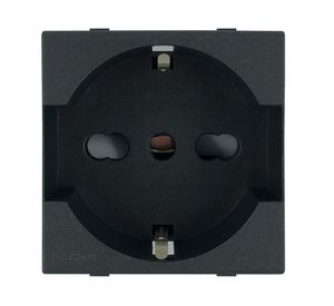 Toma corriente schuko S44 16A 4000W carbón