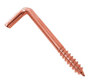 Tornillo escuadra 3.3x 1 1/2'' cobrizado 5 unidades