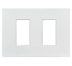 Tapa doble S33 blanco mate