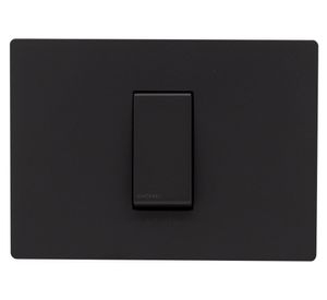 Placa armada 9/12 simple S33 16A 4000W noir mate