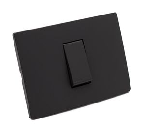 Placa armada 9/12 simple S33 16A 4000W noir mate