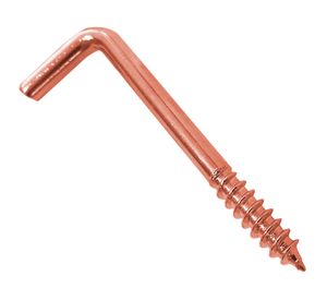 Tornillo escuadra 3.3 x 2'' cobrizado 5 unidades