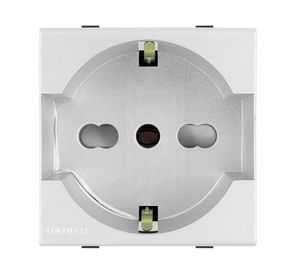 Toma corriente schuko S44 16A 4000W magnesio