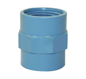 Terminal 40 mm x 11/4" HI presión celeste