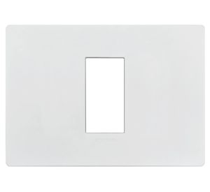 Tapa simple S33 blanco mate