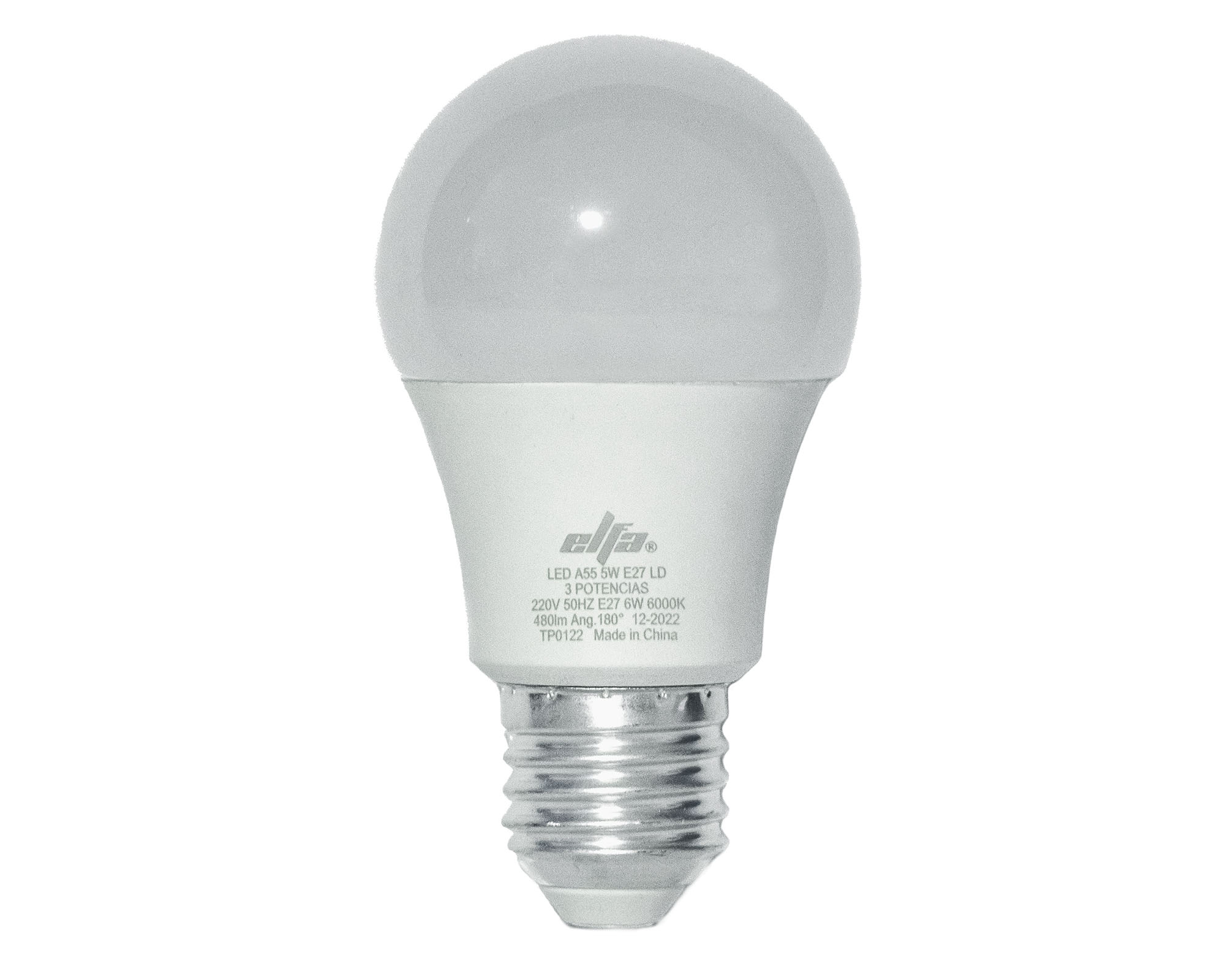 Ampolleta Led 5W E27 día blanco