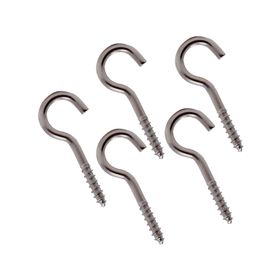 Cáncamo abierto niquelado N3 44 mm 5 un.