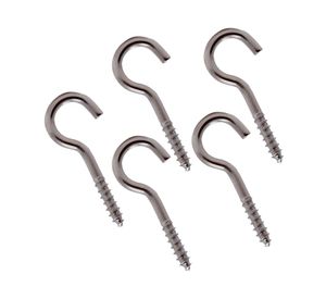 Cáncamo abierto niquelado N3 44 mm 5 un.