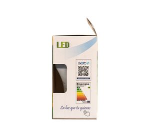 Ampolleta Led 10W E27 cálida blanco