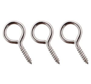 Cáncamo cerrado cobrizado 5x43 mm 3 unidades gris