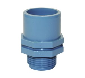 Terminal 32 mm x 1" HE presión celeste