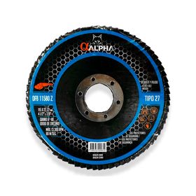 Disco flap 4 1/2" ZA80 azul