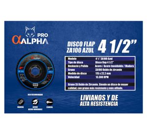 Disco flap 22.2 mm ZA100
