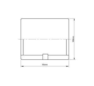 Copla Línea sanitaria 110 mm