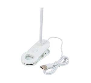 Lámpara escritorio USB luz fría Pinza