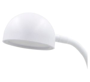 Lámpara escritorio LED luz día Gorin gris claro