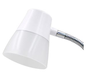 Lámpara escritorio LED luz día Isaac blanco