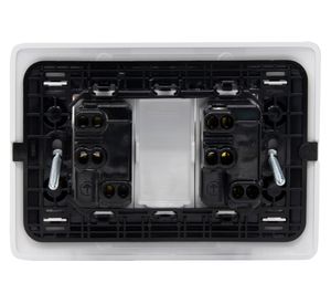 Toma doble 10-16A Matix blanco