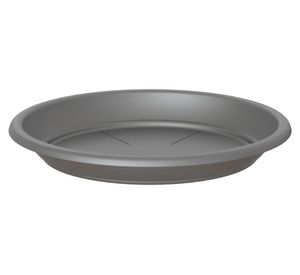 Plato plástico 15 cm Capri antracita