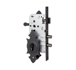 Cerradura embutir Trancura Negro