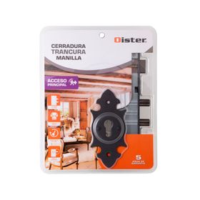 Cerradura embutir Trancura Negro