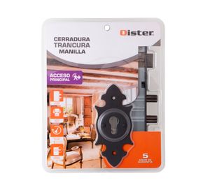 Cerradura embutir Trancura Negro