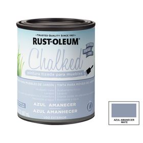 Pintura tizada exterior base agua 887 ml Chalked Exterior azul amanecer mate