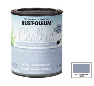Pintura tizada exterior base agua 887 ml Chalked Exterior azul amanecer mate