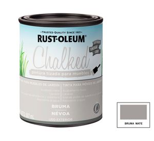 Pintura tizada exterior base agua 887 ml Chalked Interior bruma mate