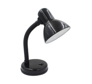 Lámpara de escritorio 40W E27 1L Flexible negro