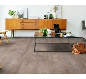Piso Vinílico 2.6 mm Oak dark grey 1 m2 gris
