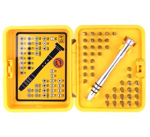 Kit reparación electrónica 43 piezas amarillo