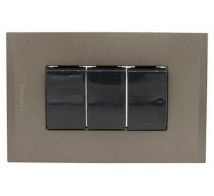 Toma doble 10-16A Terra Nobile café