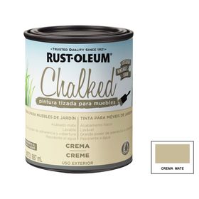 Pintura tizada exterior base agua 887 ml Chalked Exterior crema mate