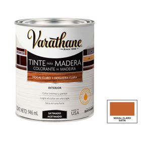 Tinte para madera 946 ml Varathane nogal claro satín