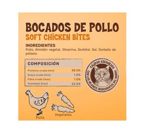 Snack gato Bocado de pollo 65 g