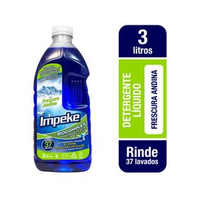 Detergente 3 litros Frescura azul