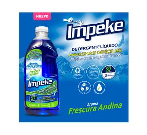 Detergente 3 litros Frescura azul