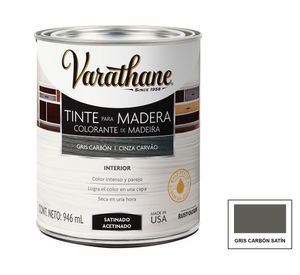 Tinte para madera 946 ml Varathane gris carbón