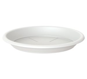 Plato plástico 30 cm Capri blanco