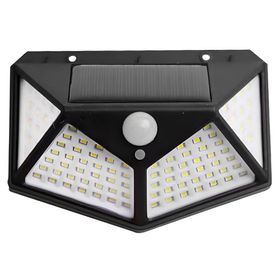 Apliqué led Solar Triangular 100 contra agua